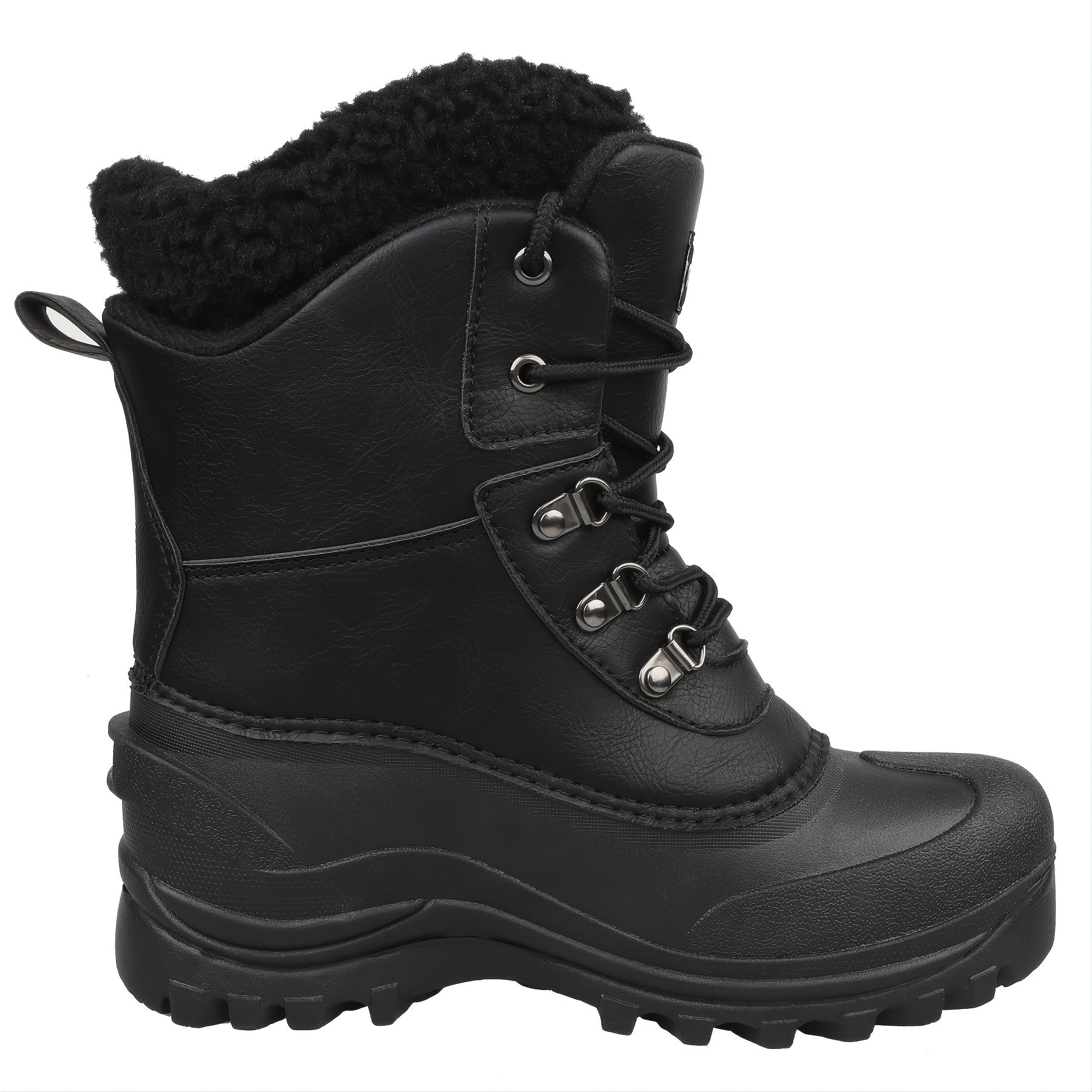 RIEMOT Men's High Quality All-Season Snow Boots with Warm Fleece - Heavy-Duty & TPR Sole, Non-Slip Traction Boots Suitable for Hiking, Trekking, Gardening - Winter/Summer/Fall/Outdoor Footwear