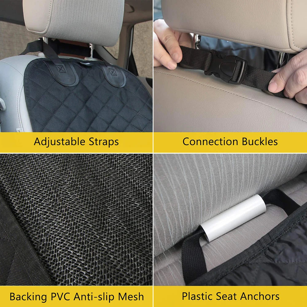 Dog Car Seat Covers 100% Waterproof Pet Cat Dog Carrier Mat Seat Cover for Cars Trucks and SUV Front Seat