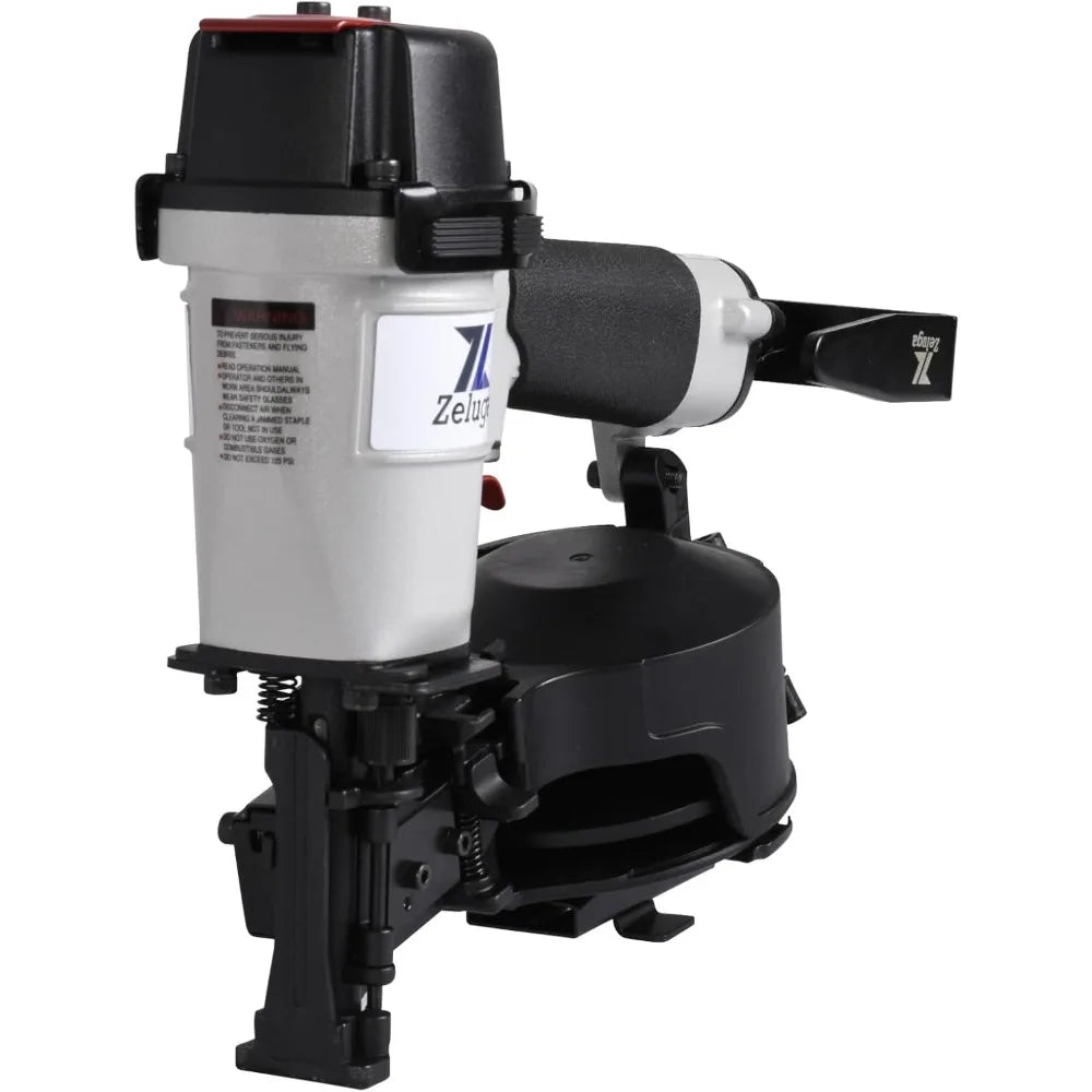 28-145 Pneumatic 15 Degree Coil Roofing Nailer with 120 PCS Load Capacity Coil Nailer Kit
