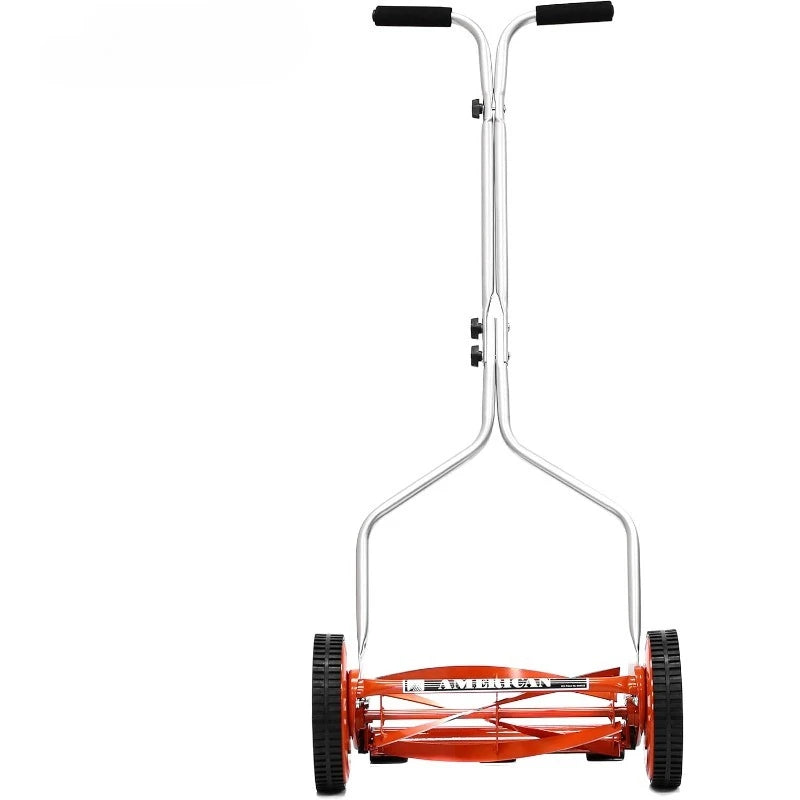 NEW PRODUCT EXPLOSION 1204-14 14-Inch 4-Blade Push Reel Lawn Mower, Red