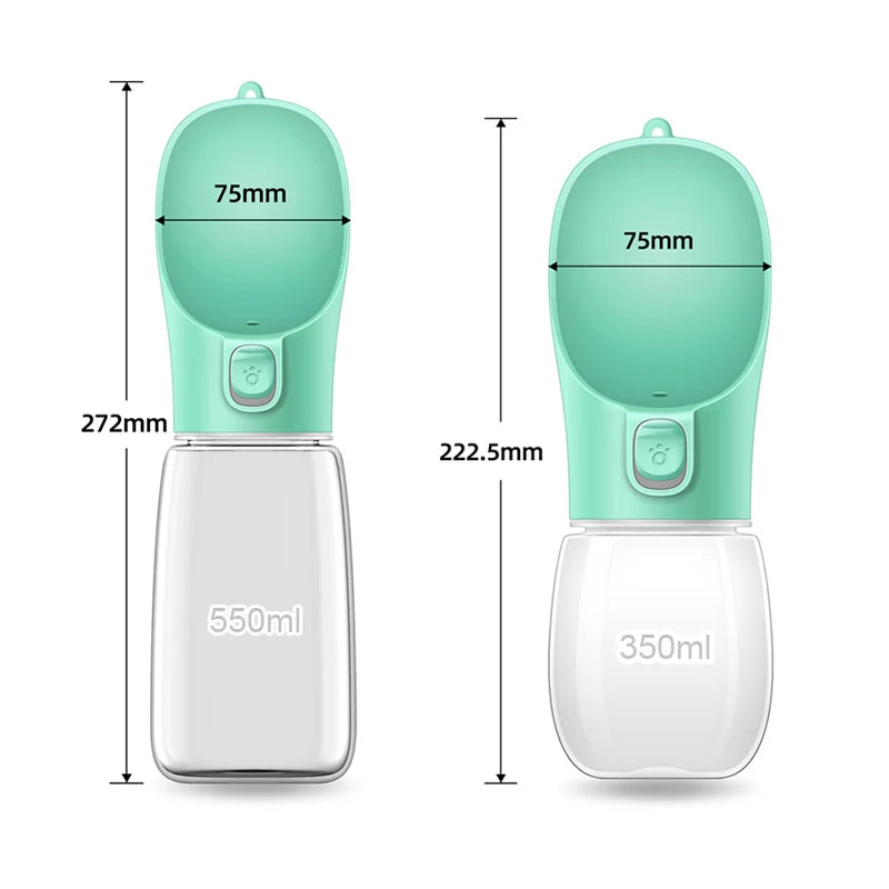 Small Dog Water Bottle Dispenser Portable Travel Outdoor Walking Drinking Bowls For Big Dogs Chihuahua Yorkies Pet Accessories