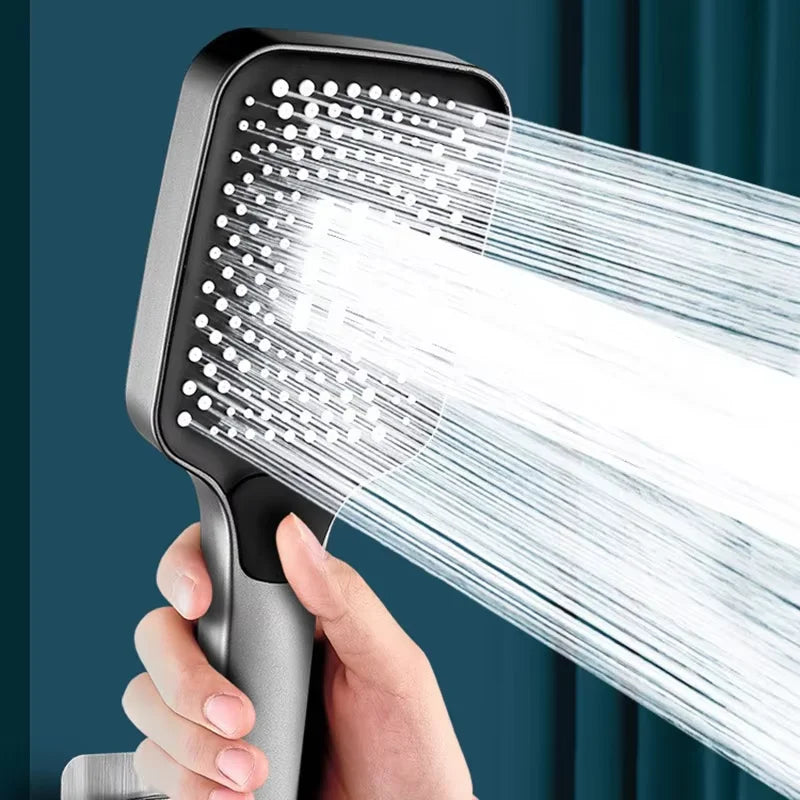 Adjustable Shower Head With 3 Modes Large Flow Shower Head High Pressure Water Saving Shower Faucet Bathroom Accessories