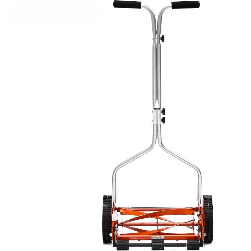 NEW PRODUCT EXPLOSION 1204-14 14-Inch 4-Blade Push Reel Lawn Mower, Red