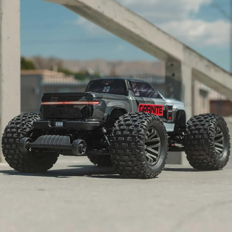 RC Truck 1/10 Granite 4X4 223S BLX BRUSHLESS Monster Truck RTR With DSC, Gun Metal, ARA4302V4T3