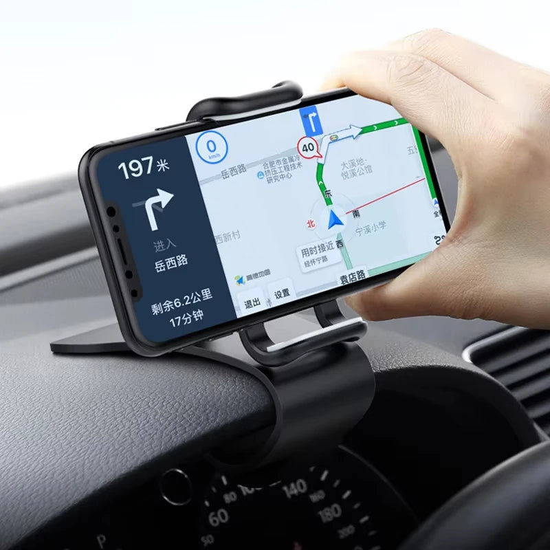 360 Rotatable Car Phone Holder Universal Cell iPhone Stands Car Rack Dashboard Support for Auto Grip Mobile Phone Fixed Bracket