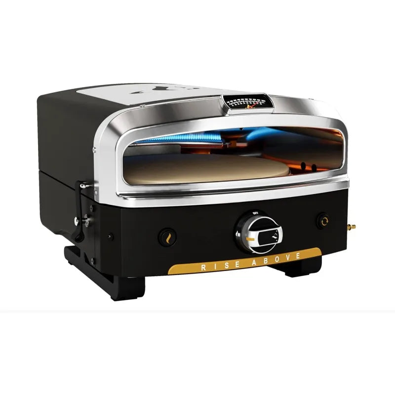 Versa 16 Propane Gas Outdoor Pizza Oven With Rotating Cooking Stone | Portable Appliance For All Kitchens
