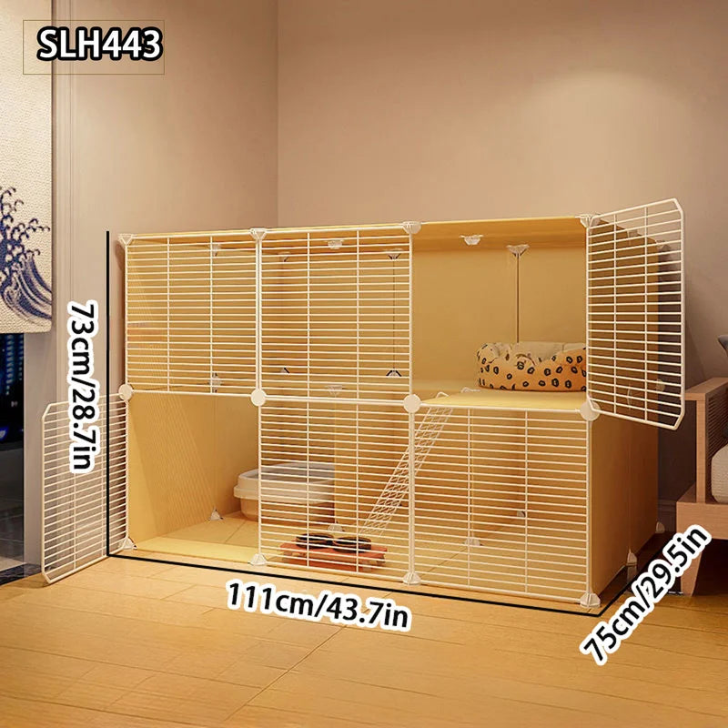 Large Indoor Pet Pet Pet Activities Free Space Big Cat Cage Home Small Pet Villa