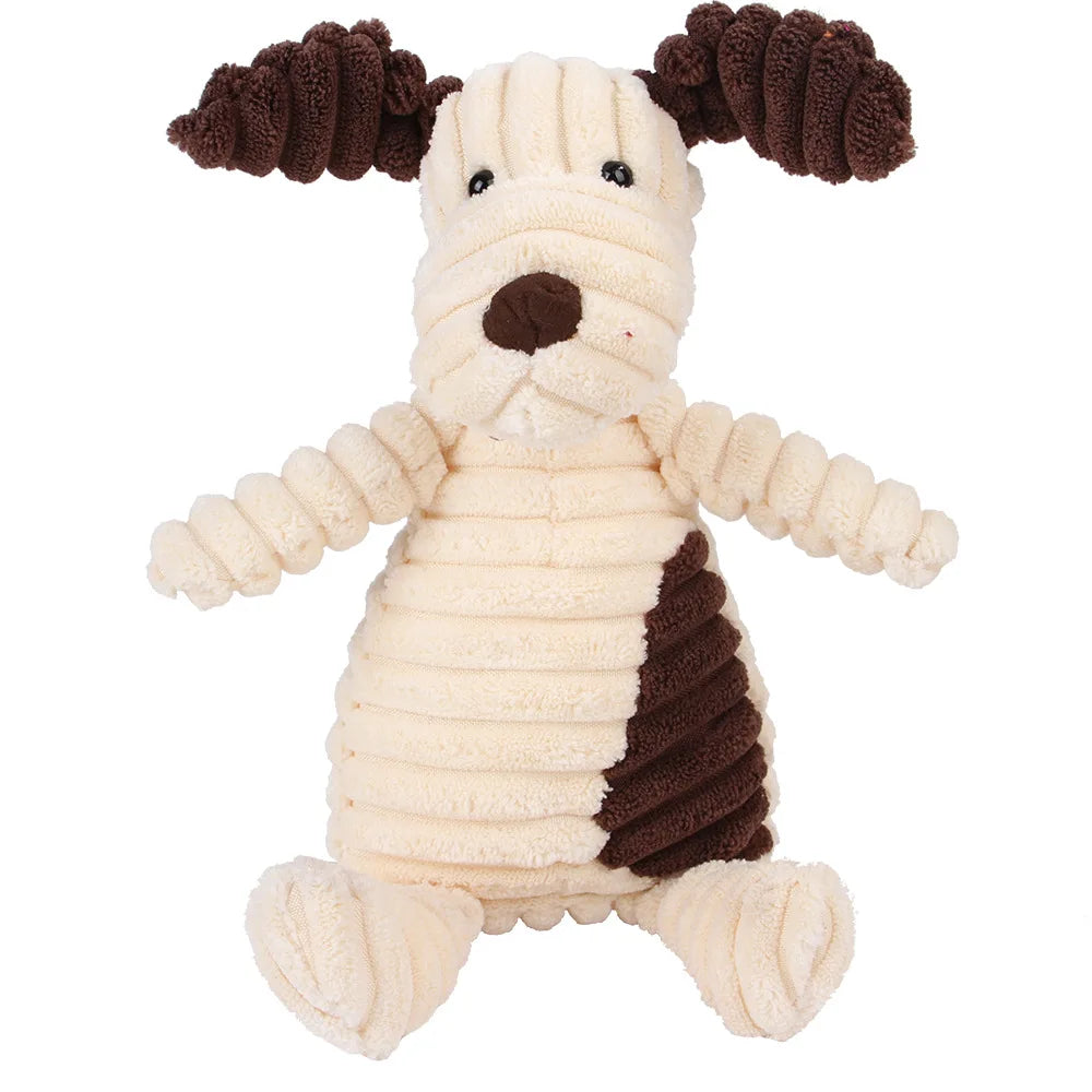 Pet Dog Molar Toy Vent Training Corduroy
