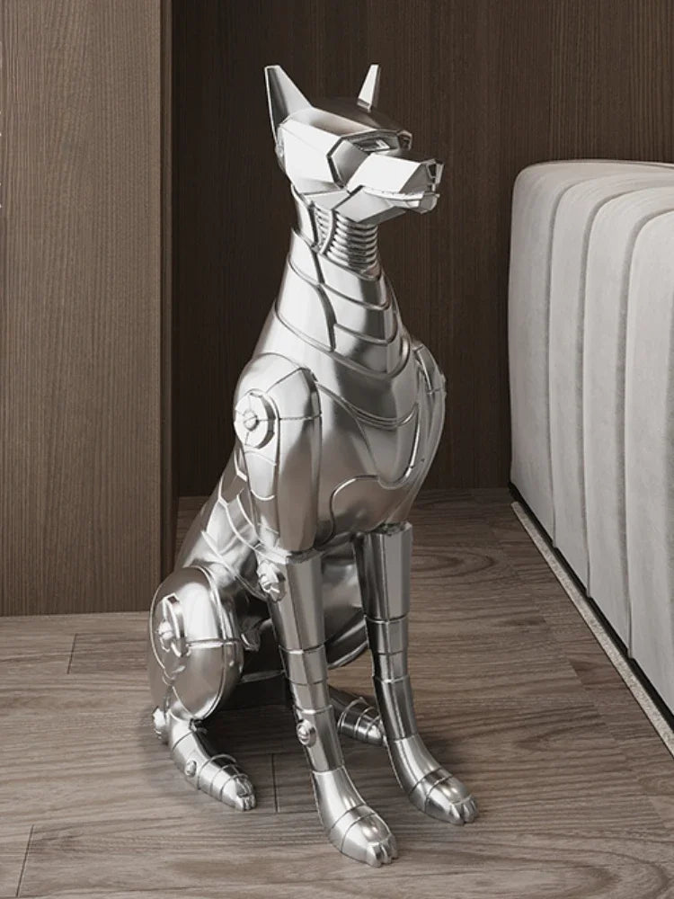 Dog Sculptures Statue Large Luxury Creative Figurines Modern