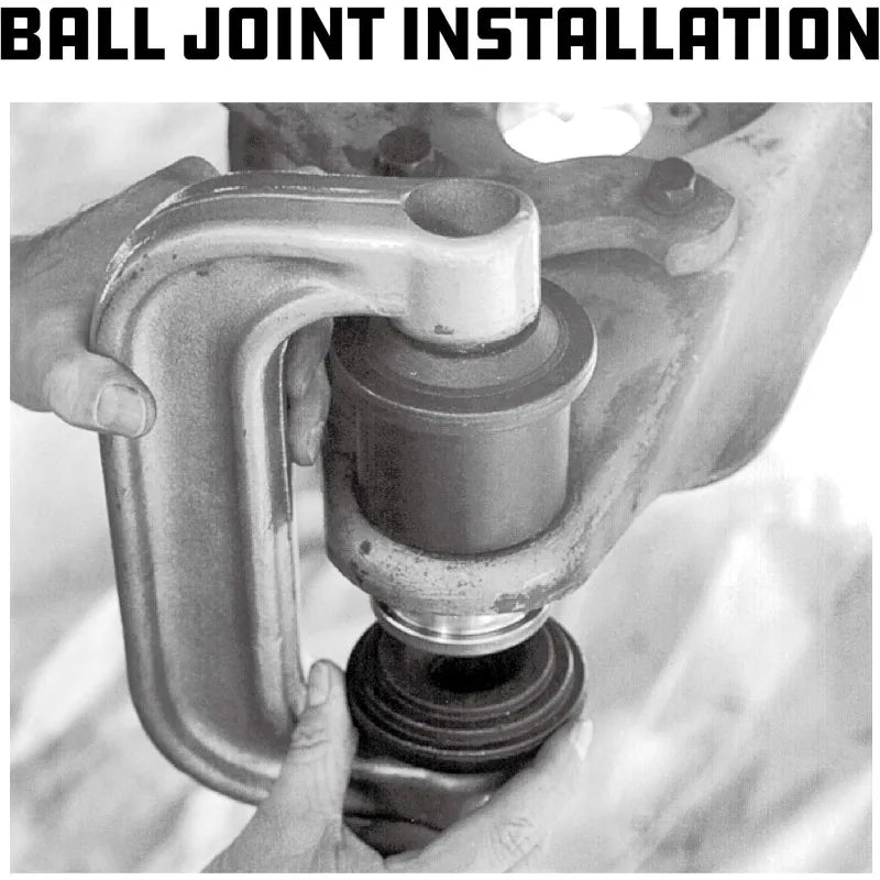 Ball and U Joint Service Set, 23 Piece Tool Kit, Remove and Install Ball Joints, Receiving Tube, Adapters, Sockets -