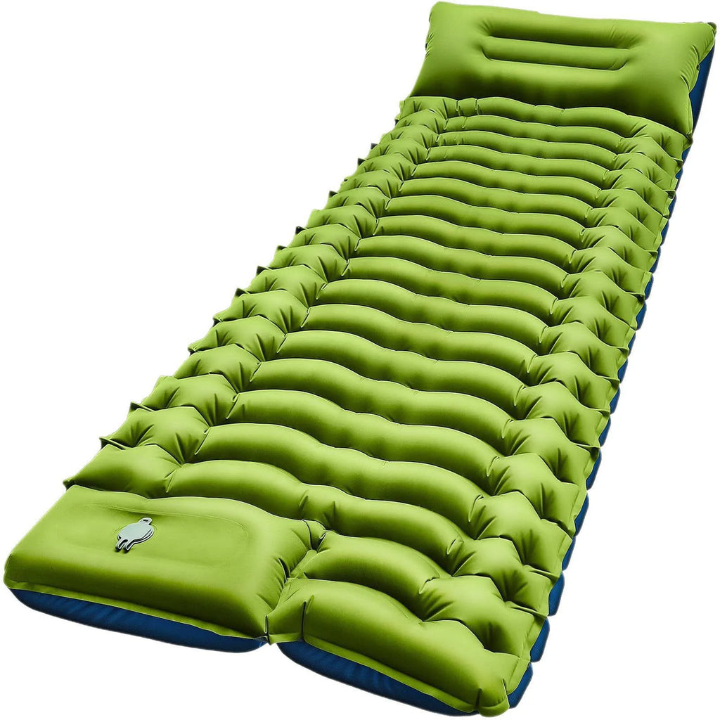 Camping Sleeping Pad Ultralight Camping Mat With Pillow Inflatable Mattress  Hiking Compact For Backpacking Hiking
