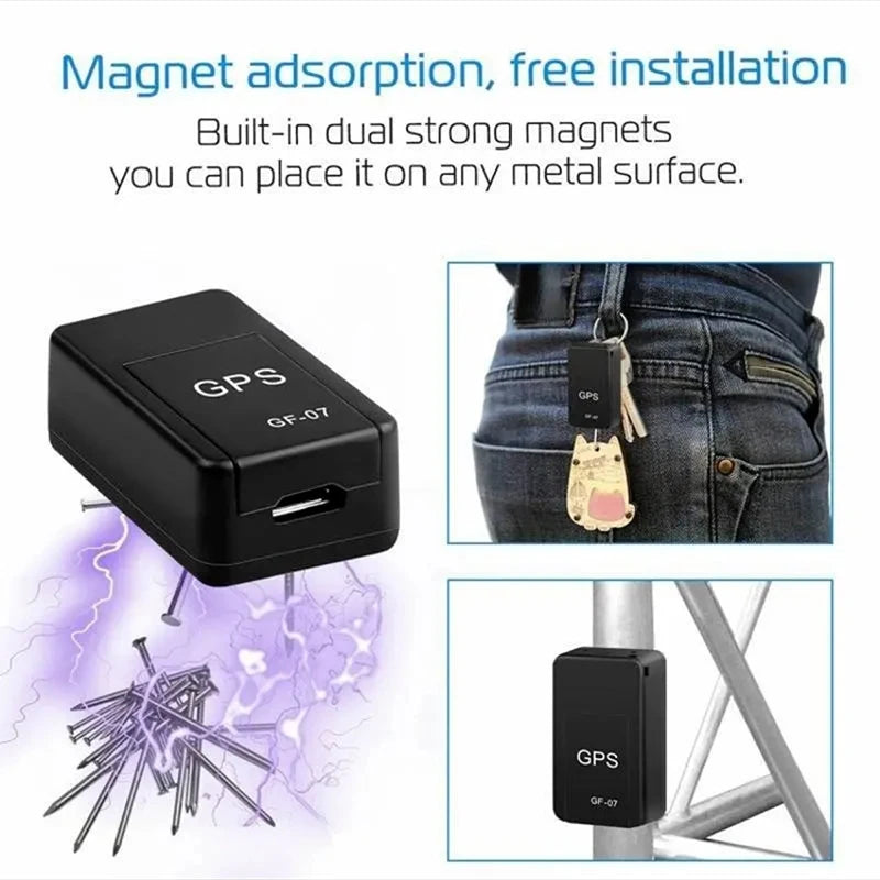 GPS Positioner GF-07 Accurate and Convenient Small Positioner Easy to Install in Car Vehicles Remote and Accurate Positioning Mo