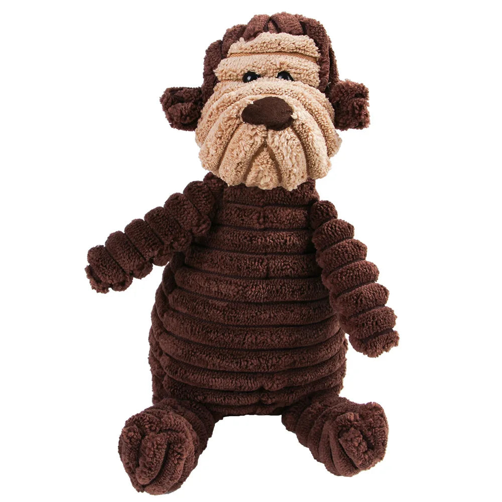 Pet Dog Molar Toy Vent Training Corduroy