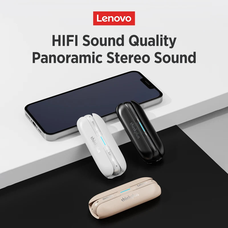 Choice Lenovo TW60 Gaming Earphones TWS Bluetooth Low Latency Headset HD Call Noise Reduction with Mic Pro 6 Music Headphones