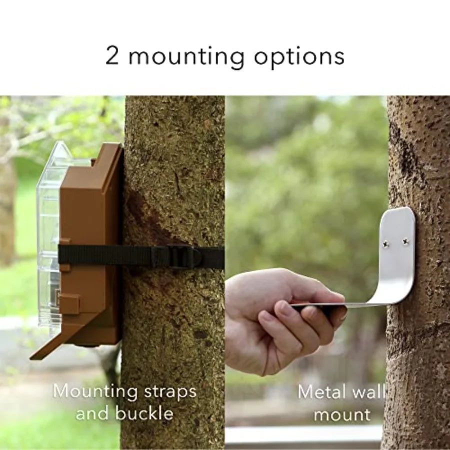 Bird Feeder Camera Case Compatible with Blink Wyze and Ring Security Cameras Including Blink Outdoor 4 Wyze Cam OG and Ring Sti