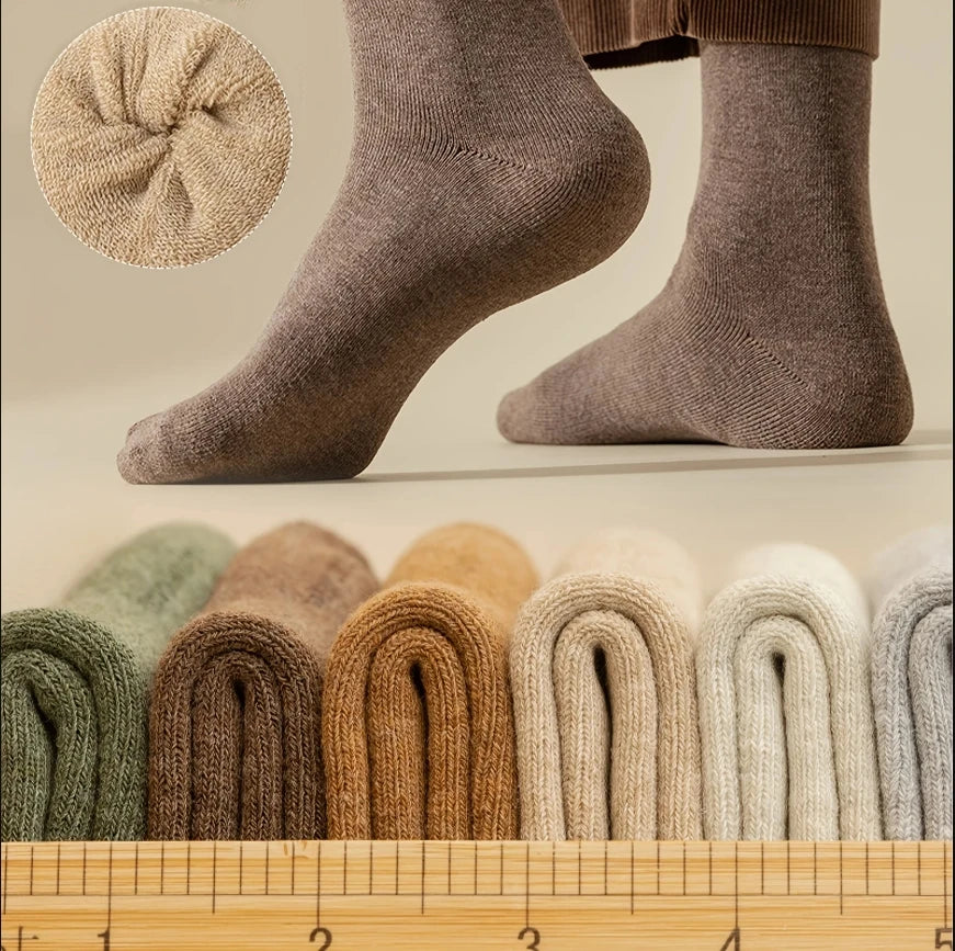 10/5/3pairs Breathable Con Sports Stockings Men Bamboo Fiber Autumn and Winter Men Socks Sweat Absorption Deodorant Business Sox