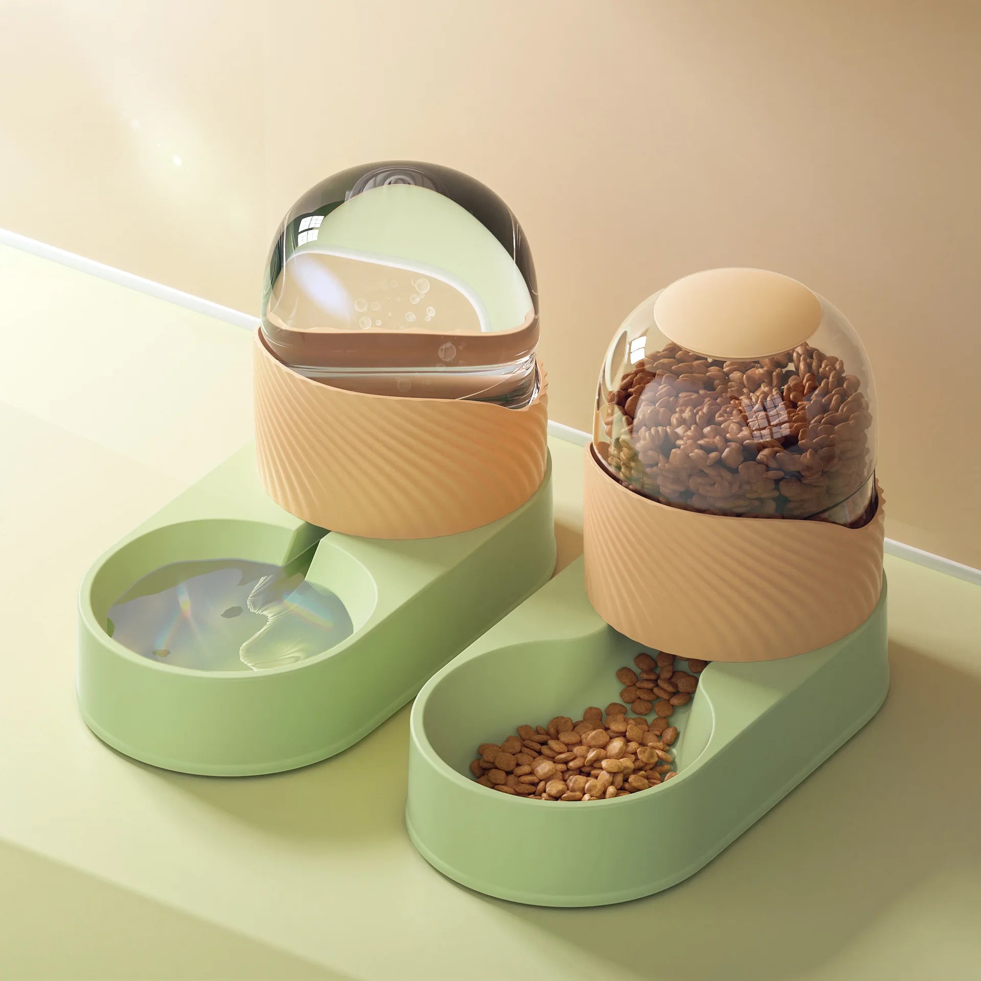 2000ML Pet Water Dispenser Cat Automatic Feeder Drinking Cat Water Dispenser Dog Cat Bowl Dog Bowl Combination Pet Supplies