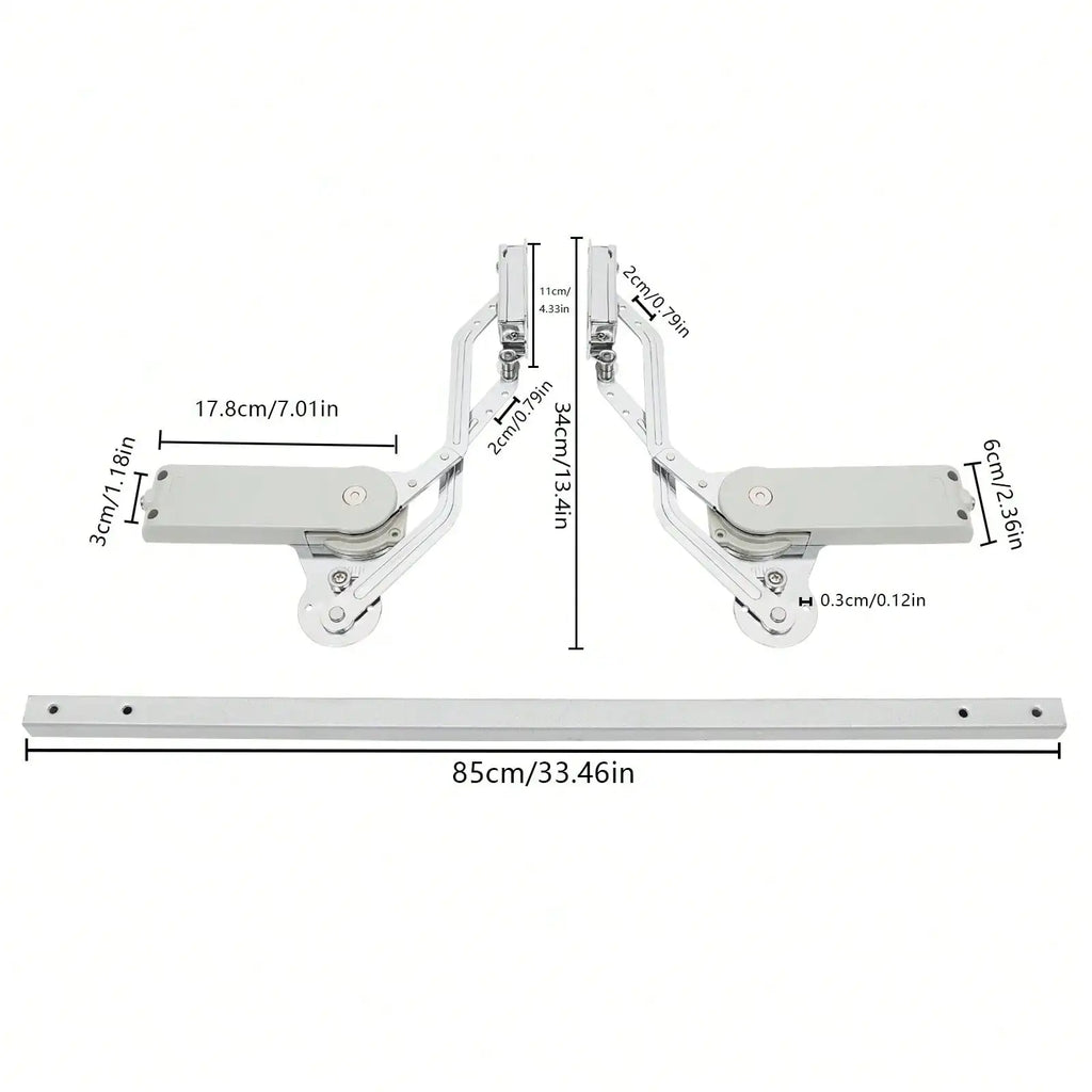 Hydraulic Buffer Cabinet Door Hinges Door Mount Adjustable Mounting Hinges W/Allen Key Hold Up To 8.82lbs