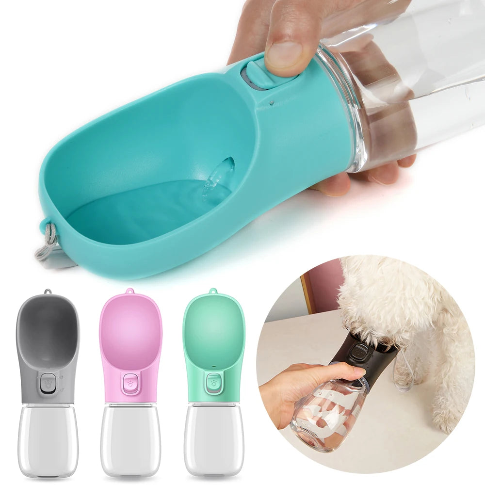 Small Dog Water Bottle Dispenser Portable Travel Outdoor Walking Drinking Bowls For Big Dogs Chihuahua Yorkies Pet Accessories