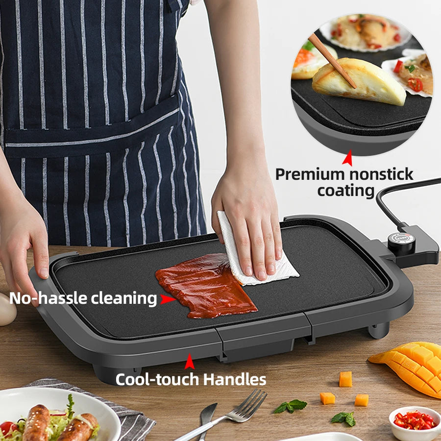 Home Smoke-free Electric Baking Tray Multifunctional Baking Tray Party
