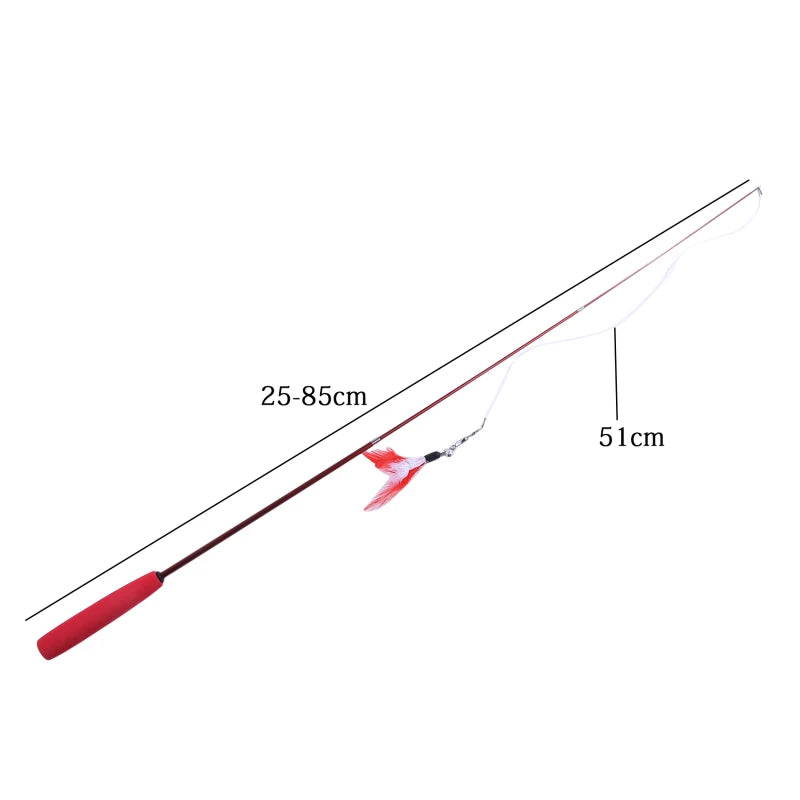 Pet Cat Toy Super Long Three Section