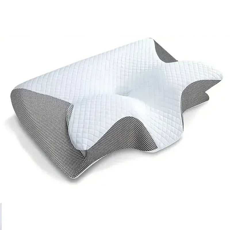Butterfly Sleep Memory Neck Pillow Slow Rebound Comfort Memory Foam Sleep Cervical Orthopedic Neck Pillow Massage Bed Pillow