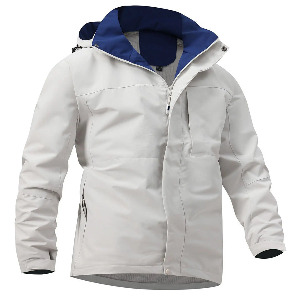 New Outdoor Jacket Men Windproof Coats Waterproof Hooded Jackets Multifunctional Hiking Suit Cycling Tactical Outwear Jacket