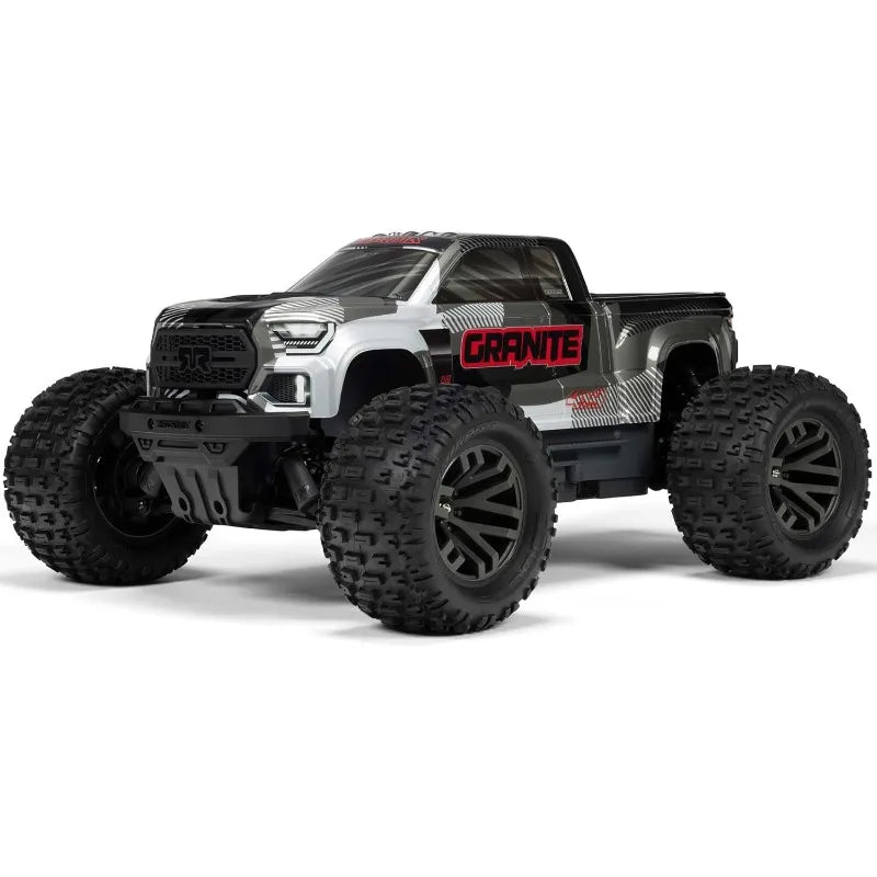 RC Truck 1/10 Granite 4X4 223S BLX BRUSHLESS Monster Truck RTR With DSC, Gun Metal, ARA4302V4T3