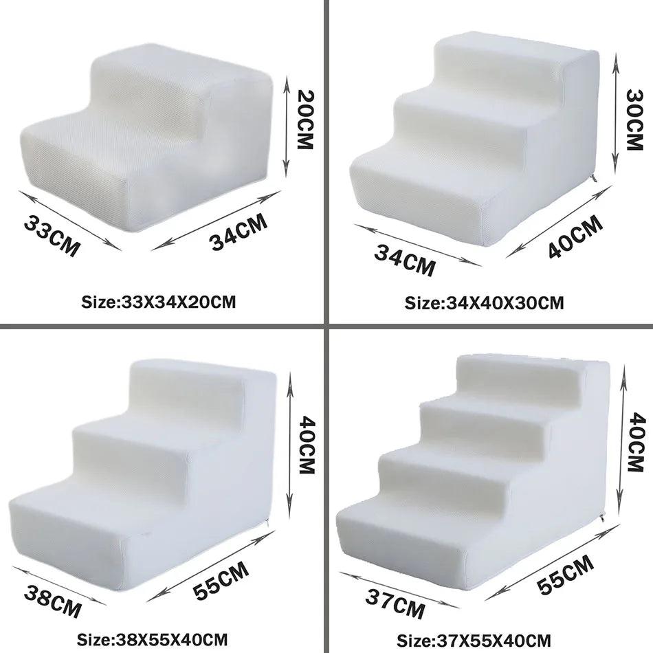 Pet Stairs Toys Cat Dog Ladder 2 3 4 Step Stairs for Dogs Puppy Ramp