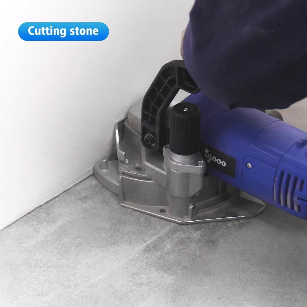 Heavy-Duty Undercut Saw Jamb Saw Kit 1800W 2.5HP 120V 60Hz, with Two 6.5" Alloy Blade (Wood) and One Diamond Blade Model EUS1800