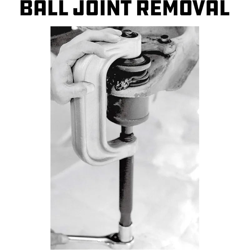 Ball and U Joint Service Set, 23 Piece Tool Kit, Remove and Install Ball Joints, Receiving Tube, Adapters, Sockets -