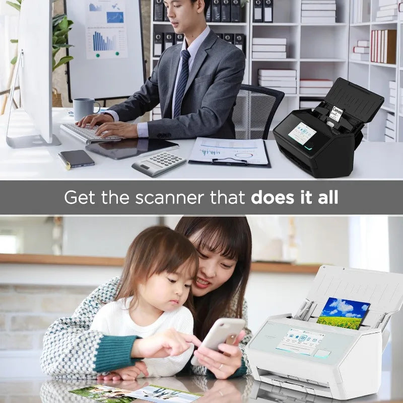 IX2500 Wireless Or USB High-Speed Cloud Enabled Document, Photo & Receipt Scanner With Large 5" Touchscreen And 100