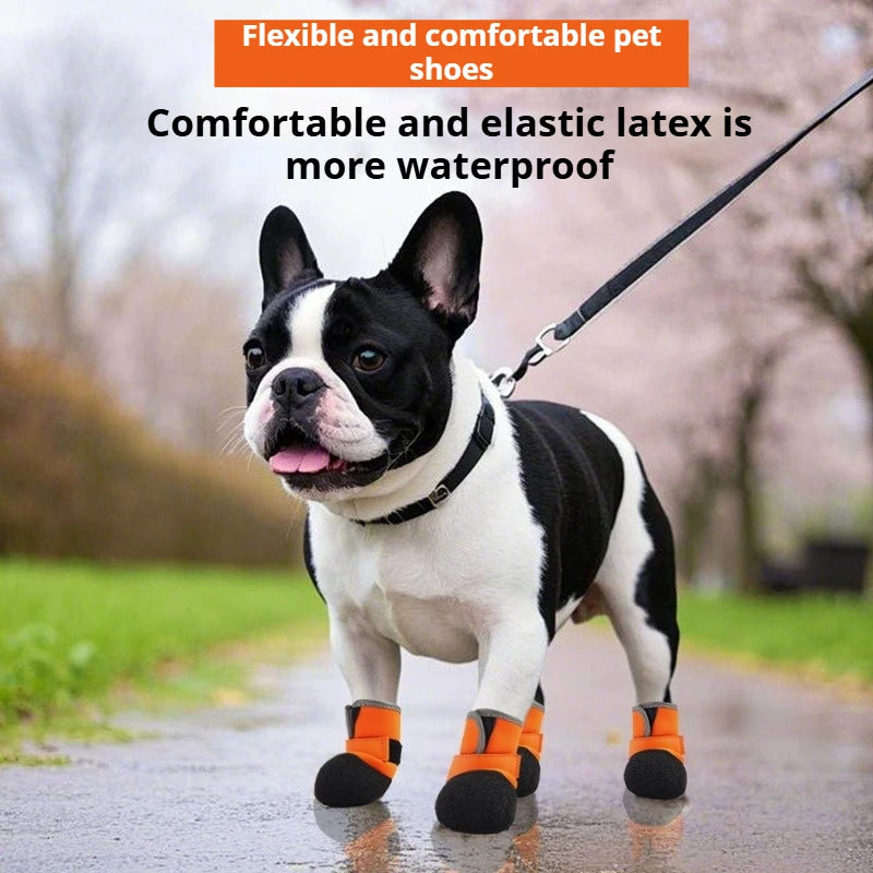 Outdoor Walk Dogs Shoes Waterproof  Durable Breathable Labrador Running