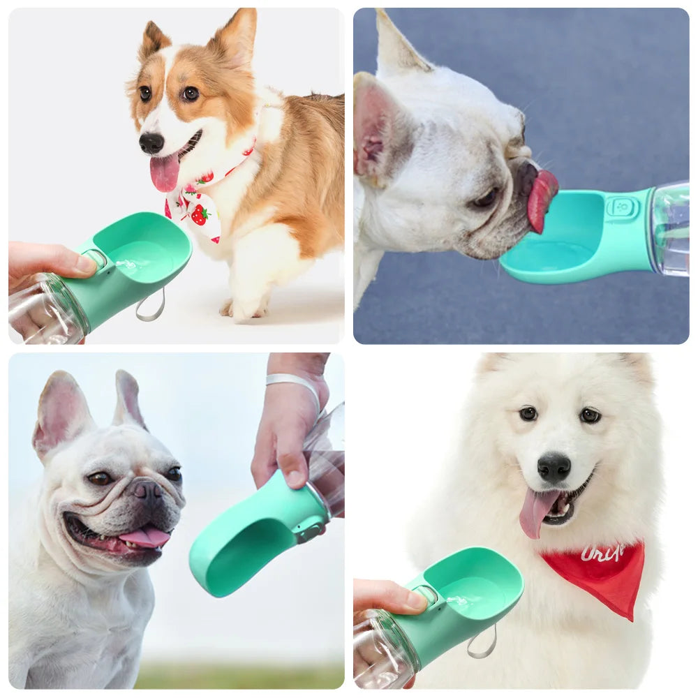 Small Dog Water Bottle Dispenser Portable Travel Outdoor Walking Drinking Bowls For Big Dogs Chihuahua Yorkies Pet Accessories