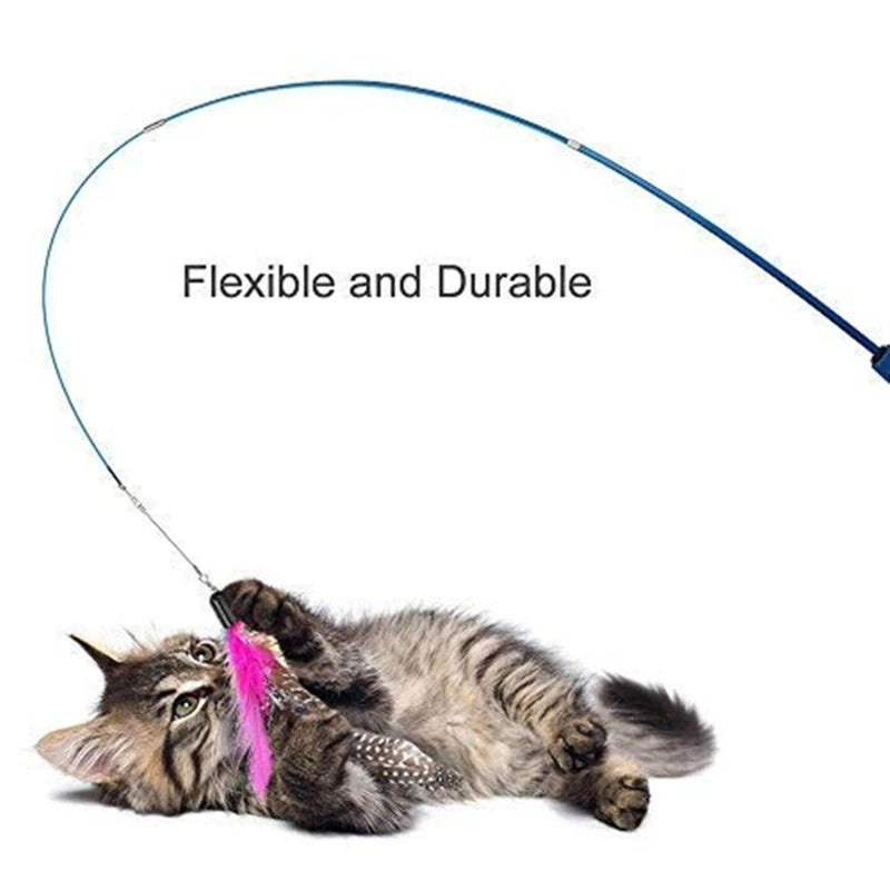 Pet Cat Toy Super Long Three Section