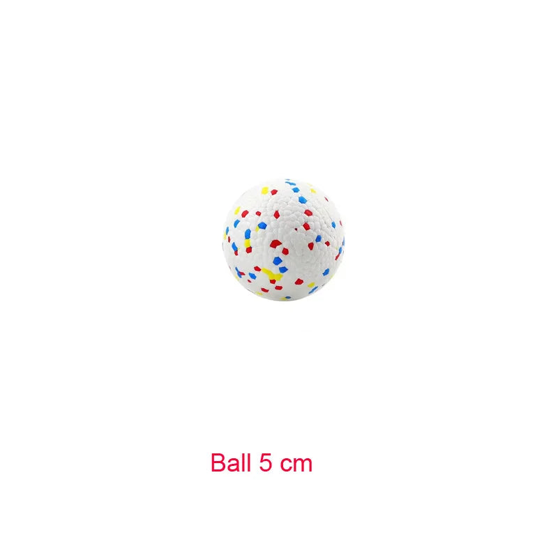 Bite Resistant Solid Dog Ball Toys for Small Dogs High Elasticity E-TPU