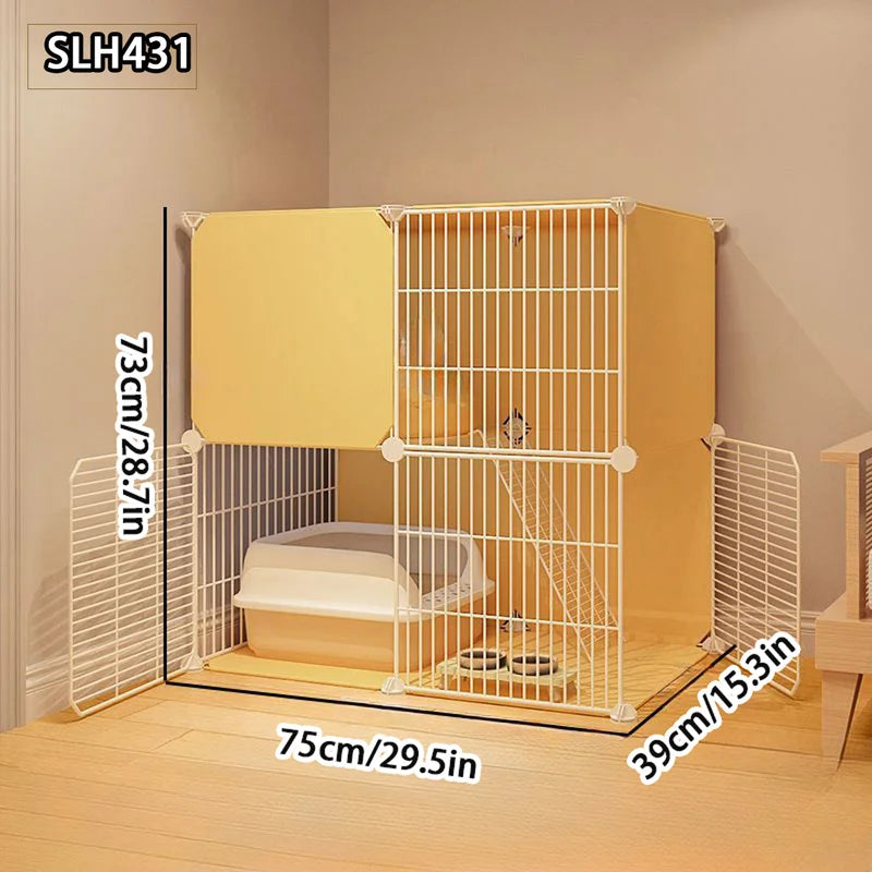 Large Indoor Pet Pet Pet Activities Free Space Big Cat Cage Home Small Pet Villa