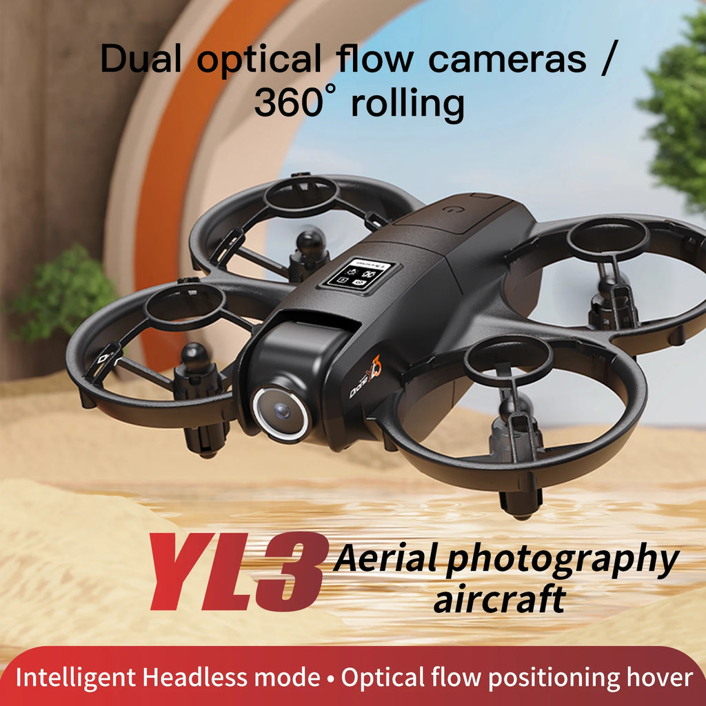 YL3 RC New Drone 2.4G 5G GPS Professional 8K High-definition Dual Camera aerial Control Quadcopter Toys airplane Gift for Boys ﻿
