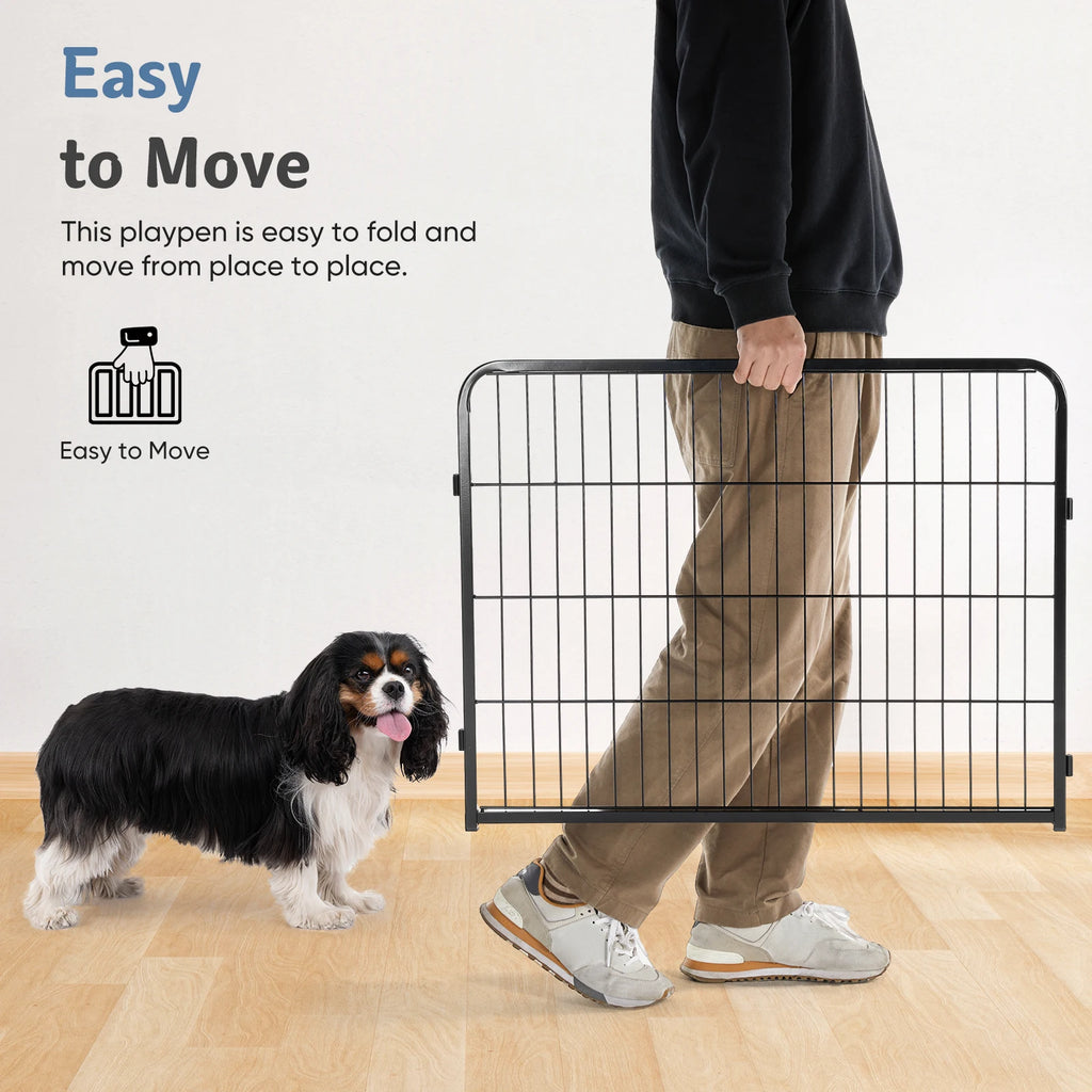 JHK 16 Panel Dog Playpen Indoor