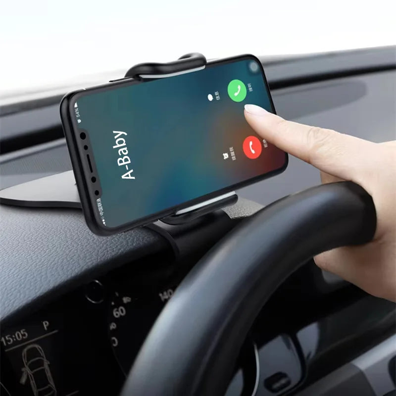 360 Rotatable Car Phone Holder Universal Cell iPhone Stands Car Rack Dashboard Support for Auto Grip Mobile Phone Fixed Bracket