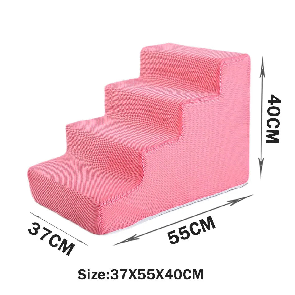 Pet Stairs Toys Cat Dog Ladder 2 3 4 Step Stairs for Dogs Puppy Ramp