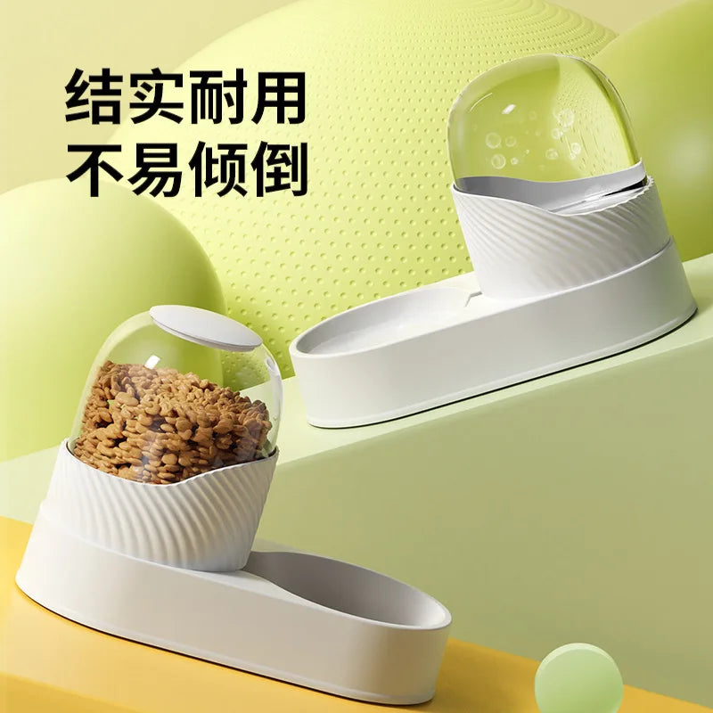 2000ML Pet Water Dispenser Cat Automatic Feeder Drinking Cat Water Dispenser Dog Cat Bowl Dog Bowl Combination Pet Supplies
