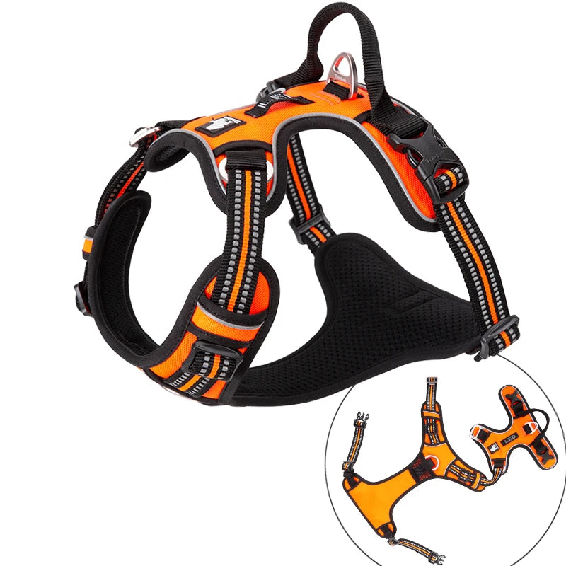 Winhyepet Training Dog Vest Pet Reflectiv Light
