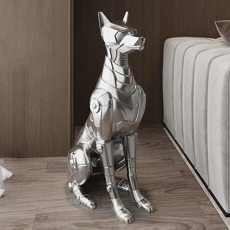 Dog Sculptures Statue Large Luxury Creative Figurines Modern