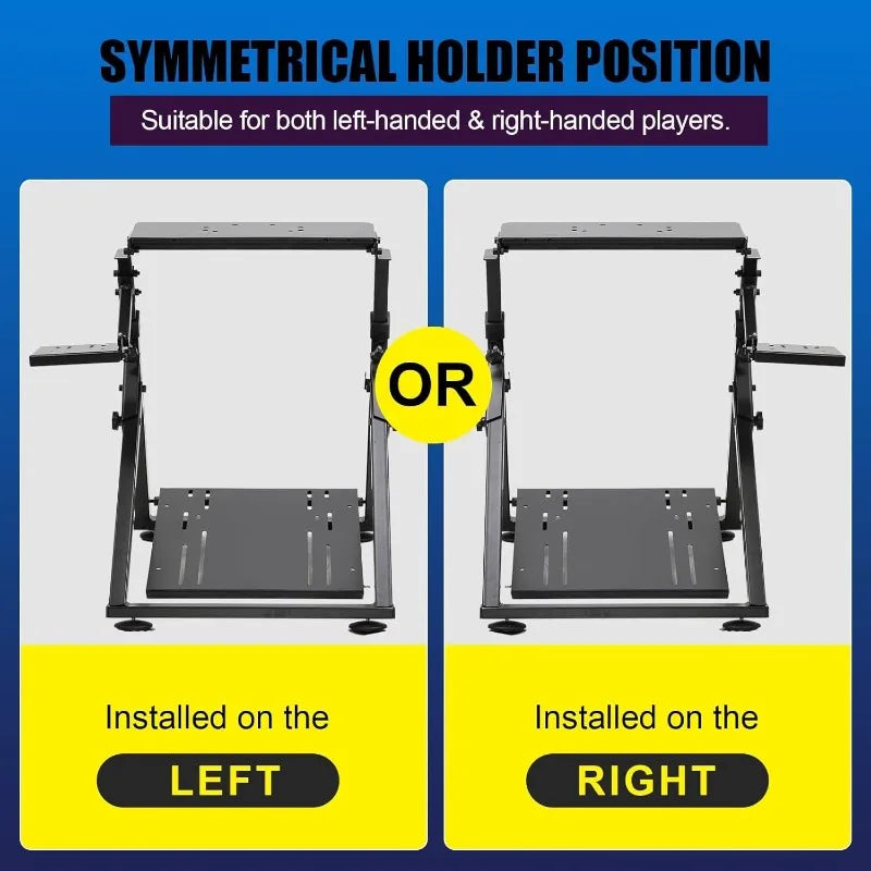 Sim Racing Wheel Stand Simulator Cockpit Wheel Stand Racing Steering Shifter Mount Fit For G25 G27 G29 G920 G923