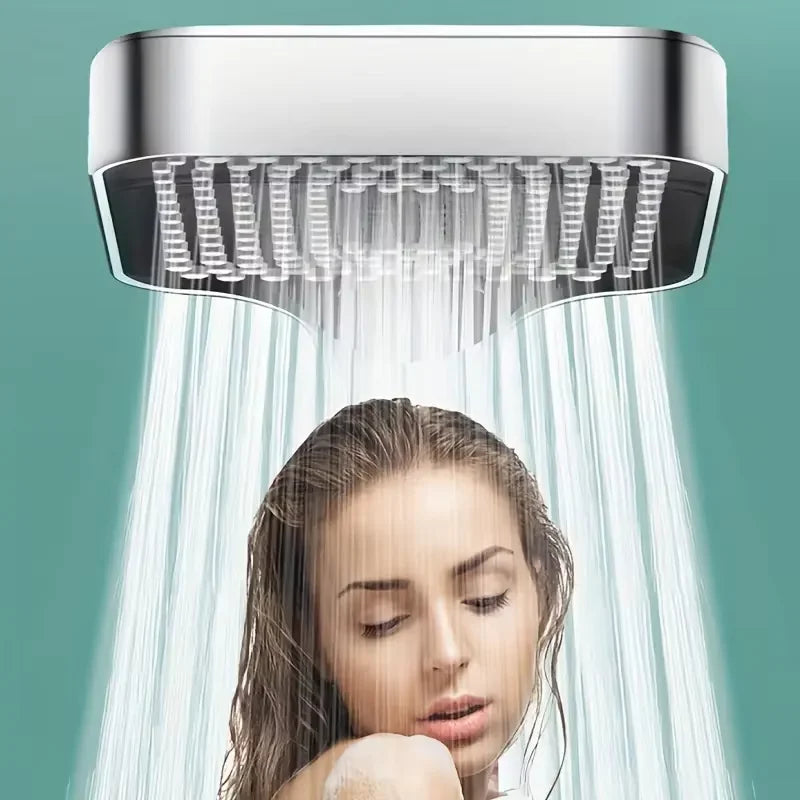 Adjustable Shower Head With 3 Modes Large Flow Shower Head High Pressure Water Saving Shower Faucet Bathroom Accessories