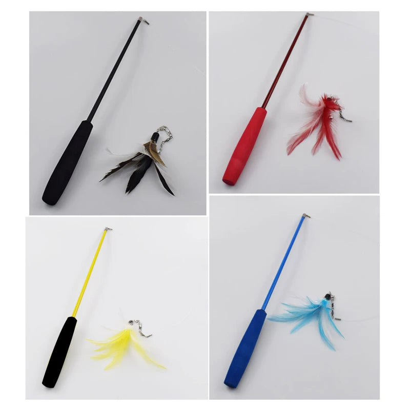 Pet Cat Toy Super Long Three Section