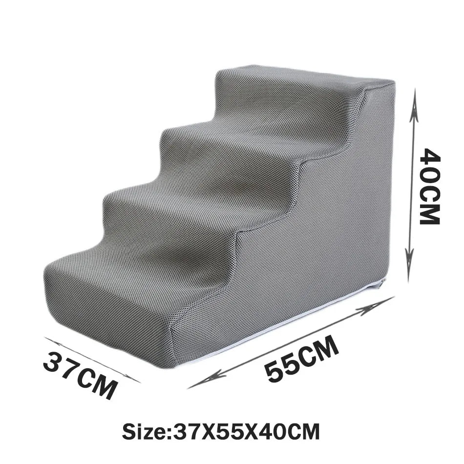 Pet Stairs Toys Cat Dog Ladder 2 3 4 Step Stairs for Dogs Puppy Ramp