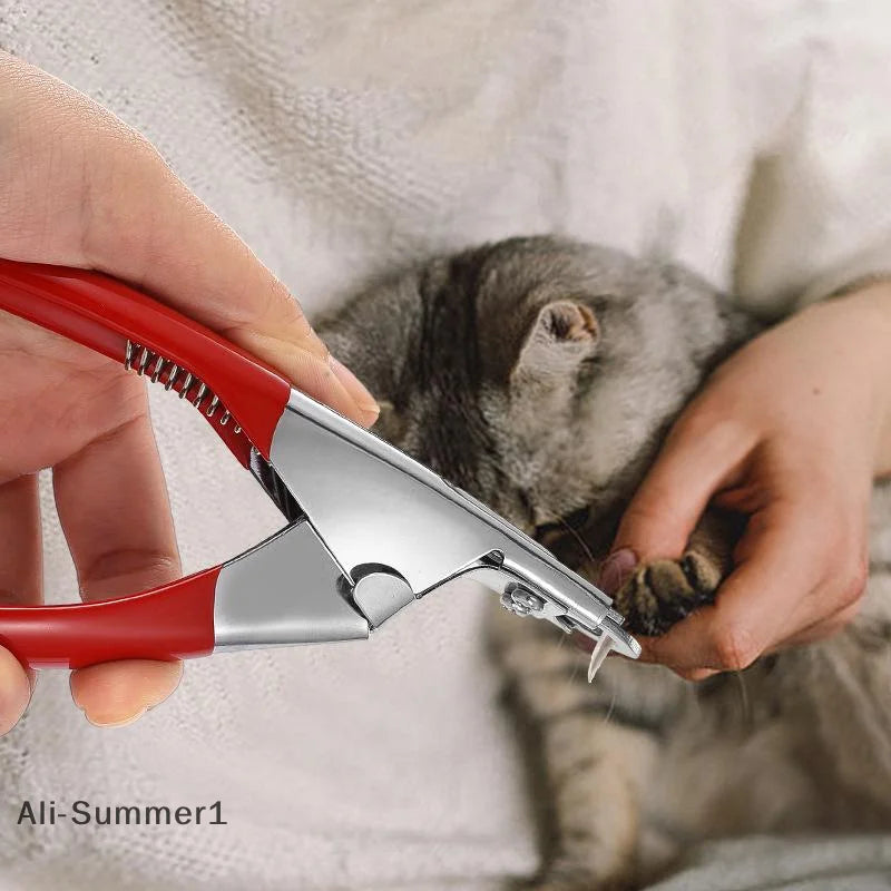 Stainless Steel Pet Nail Clippers Pet Grooming Tools Pet Nail Clippers Dog Cat Nail Trimmer Cats Dogs Nail Cutter Pet Supplies