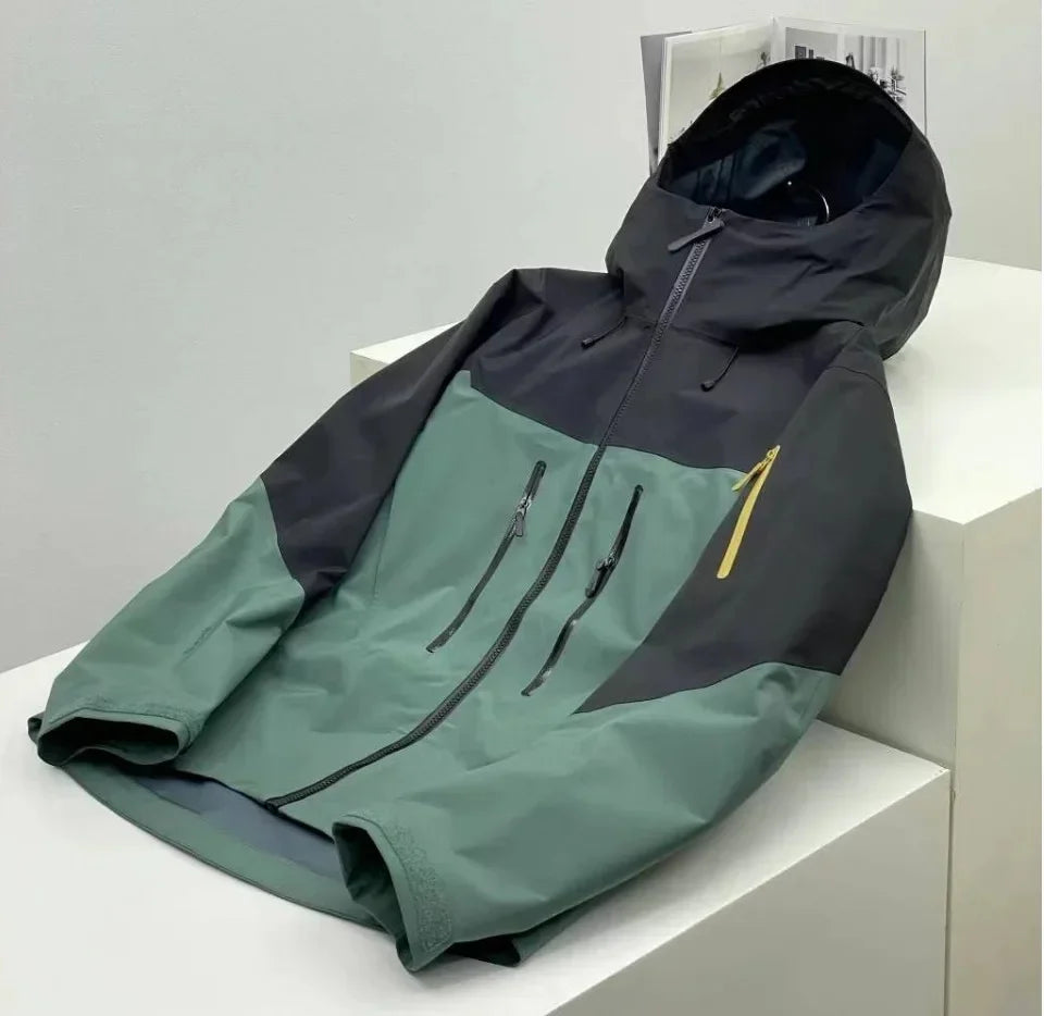 ARC Outdoor Raincoat Windproof Fashion Sports Camping Mountaineering Fishing Men's and Women's Solid Color High Quality Jacket